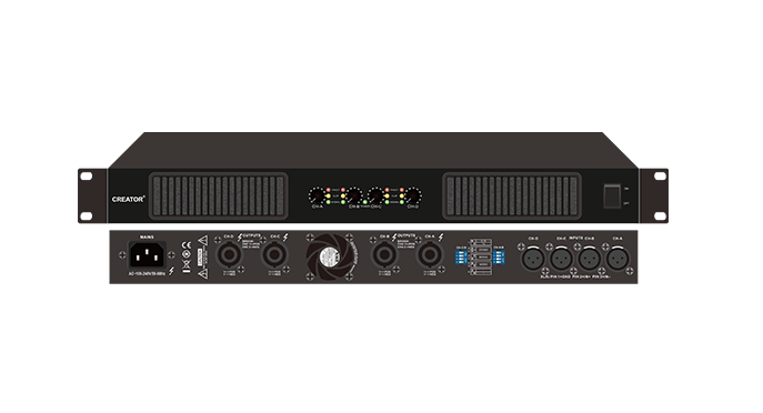 四通道开关电源电功放